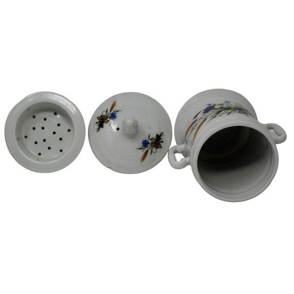 Teapot Infuser Strainer Lid BIA Cordon Bleu French Ceramic 4PC Coffee Tea Server - Picture 4 of 11